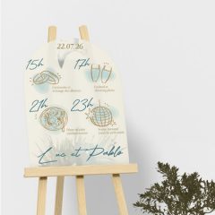 Panneau arche de bienvenue mariage