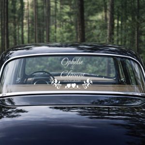 Sticker voiture mariage – M03