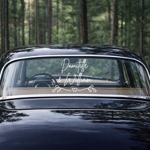 Sticker voiture mariage – M08