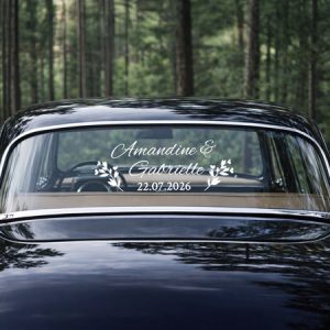 Sticker voiture mariage – M02