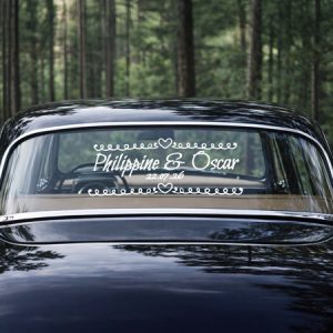 Sticker voiture mariage – M06